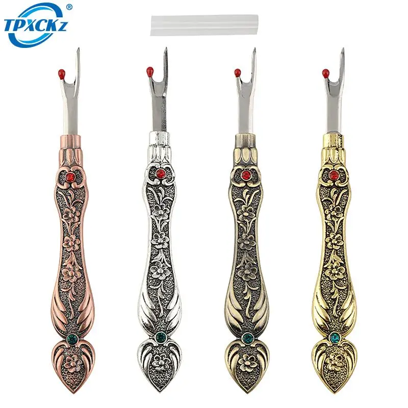 Vintage Stainless Steel Handle Craft Thread Cutter Seam Ripper Stitch Unpicker Cross-Stitch Sewing Thread Remover Needlework
Vintage Stainless Steel Handle Craft Thread Cutter Seam Ripper Stitch Unpicker Cross-Stitch Sewing Thread Remover Needlework
