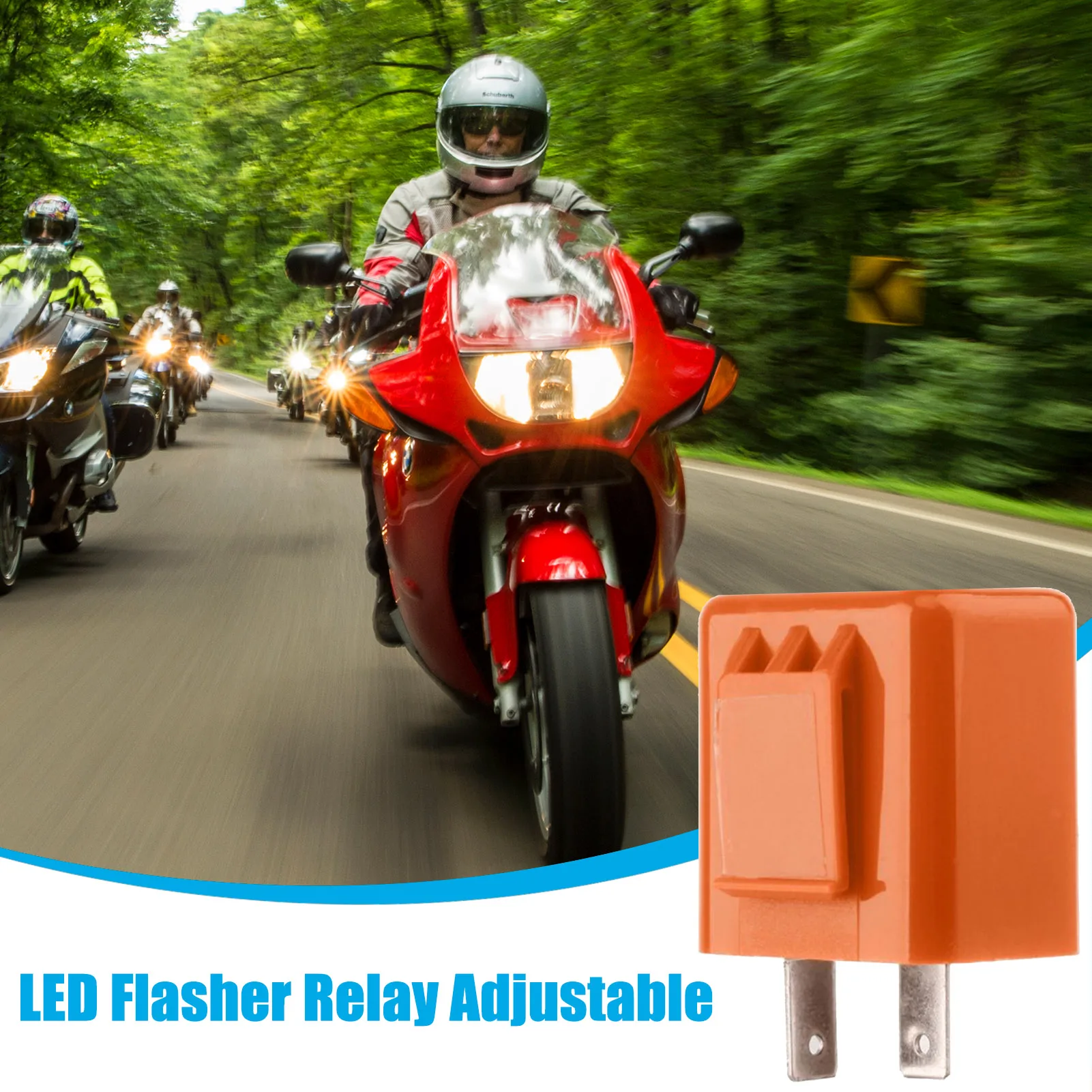 2 Pin LED Flasher Relay 12V Adjustable Frequency of Turn Signals Blinker Indicator Relays For Motorcycle Motorbike Accessories
2 Pin LED Flasher Relay 12V Adjustable Frequency of Turn Signals Blinker Indicator Relays For Motorcycle Motorbike Accessories