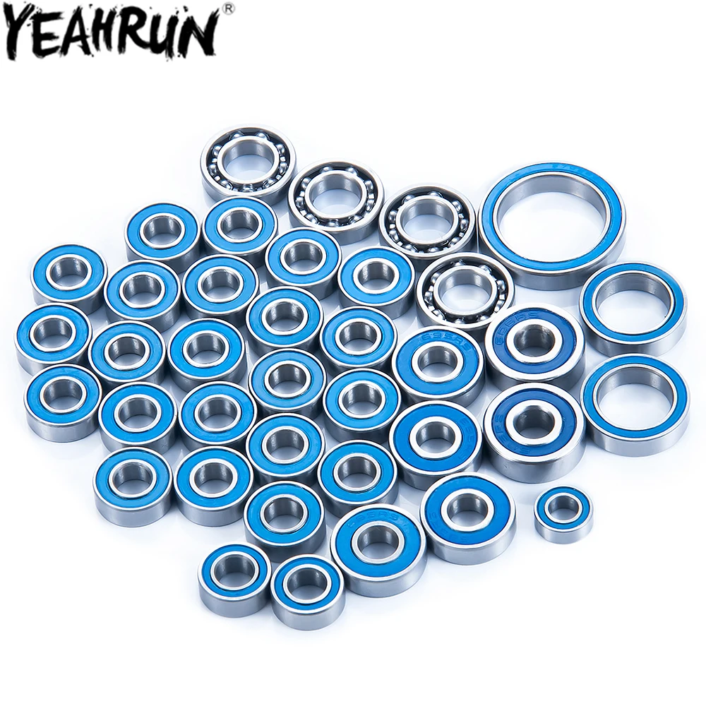 YEAHRUN 38PCS Ball Bearing Set Metric Blue Rubber Sealed for 1/10 RC Crawler Car Axial SCX10 III AXI03007 Upgrade Parts
YEAHRUN 38PCS Ball Bearing Set Metric Blue Rubber Sealed for 1/10 RC Crawler Car Axial SCX10 III AXI03007 Upgrade Parts