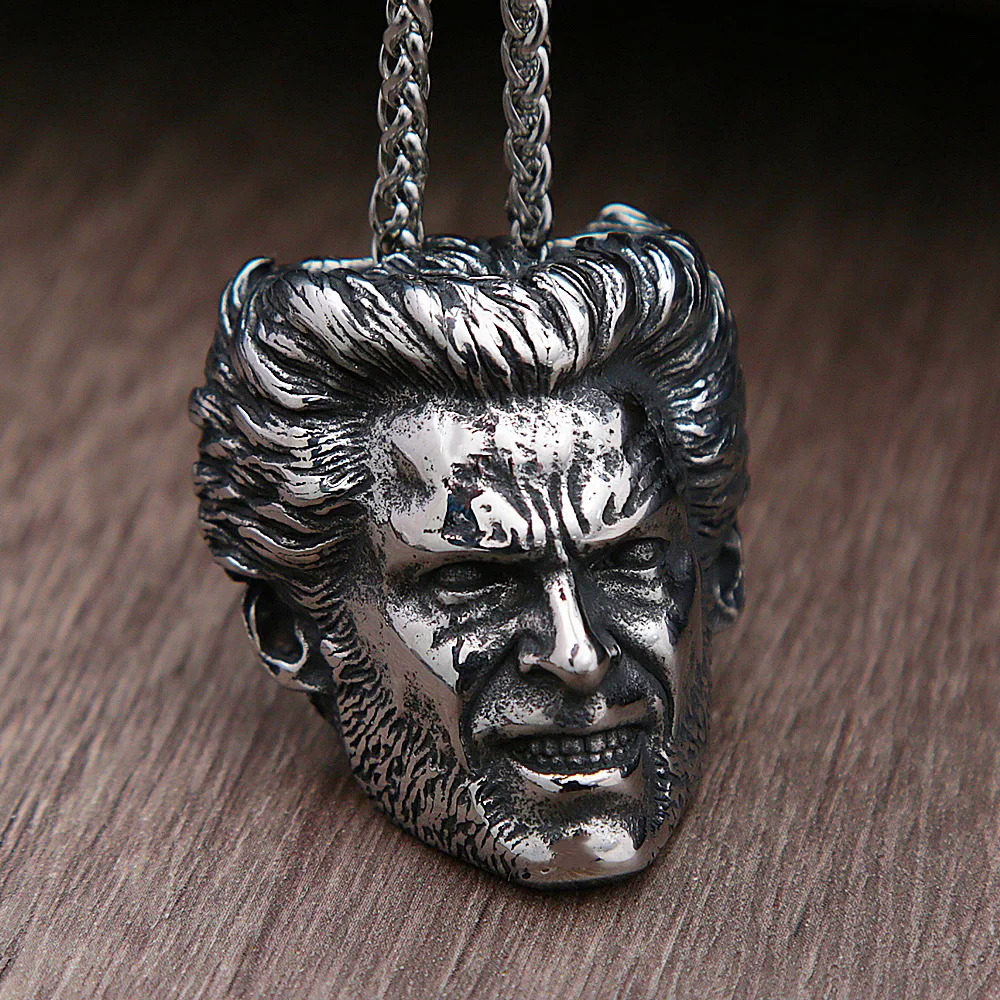 Punk Hip Hop Wolverine Uncle Wolf Pendant Necklace Men Retro Street Style 316L Stainless Steel Biker Necklace Jewelry Gift
Punk Hip Hop Wolverine Uncle Wolf Pendant Necklace Men Retro Street Style 316L Stainless Steel Biker Necklace Jewelry Gift