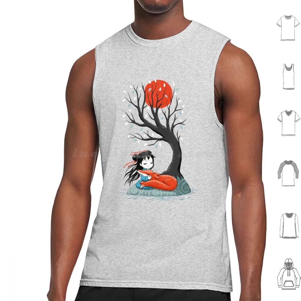 Girl And A Fox 2 Tank Tops Print Cotton Cute Little Girl Fox Tree Moon Animal Pet Fantasy Children Freeminds Anime
Girl And A Fox 2 Tank Tops Print Cotton Cute Little Girl Fox Tree Moon Animal Pet Fantasy Children Freeminds Anime