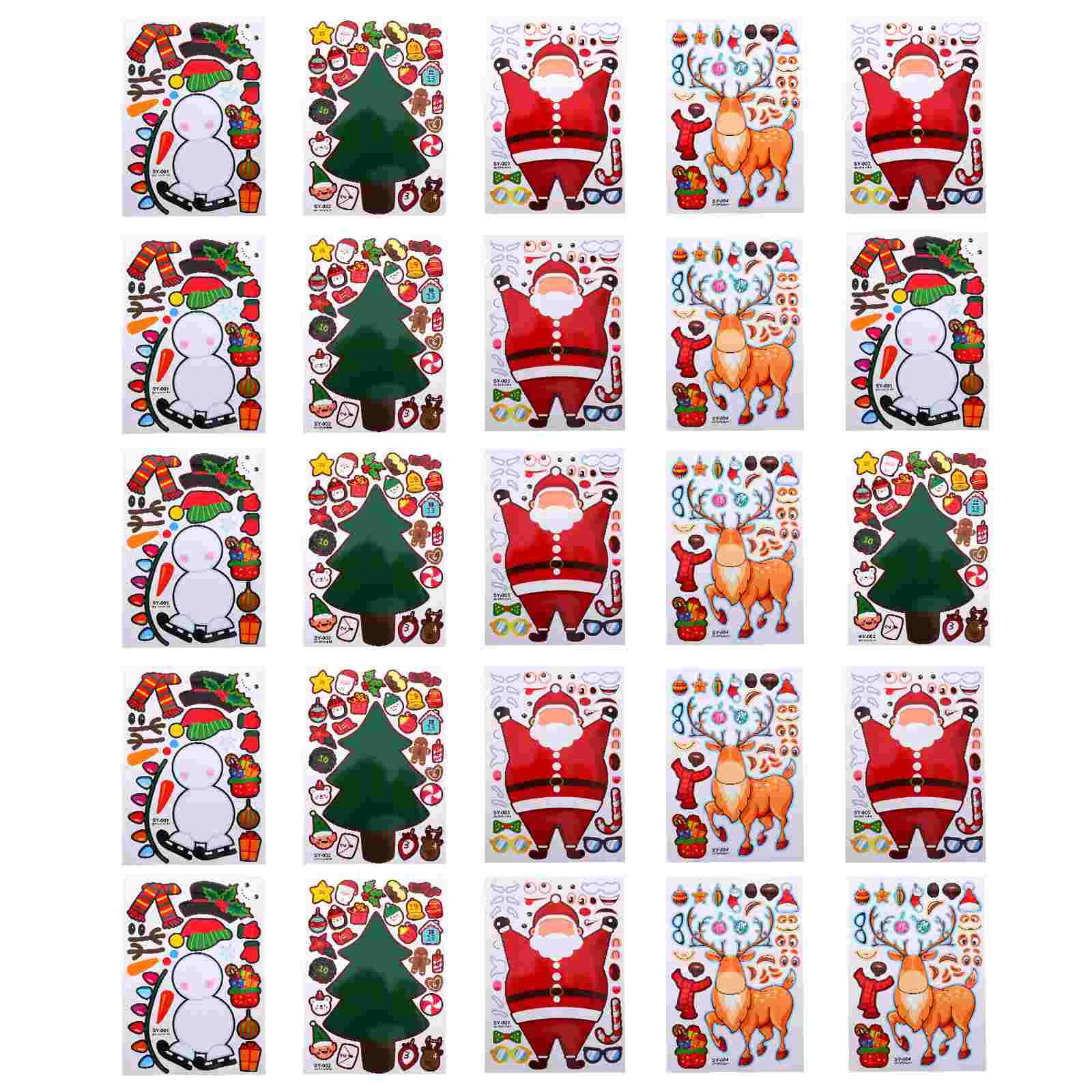 Christmas Stickers Make Face Diy Santa Party Games Favors A Sticker Your Own Kids Snowman
Christmas Stickers Make Face Diy Santa Party Games Favors A Sticker Your Own Kids Snowman