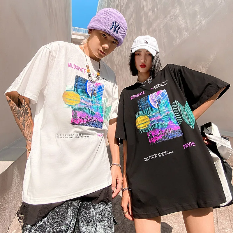 Women Oversized T Shirt Harajuku Hip Hop Streetwear Ghost Letter Print T-Shirt Summer Short Sleeve Loose Plus Size Tshirt
Women Oversized T Shirt Harajuku Hip Hop Streetwear Ghost Letter Print T-Shirt Summer Short Sleeve Loose Plus Size Tshirt