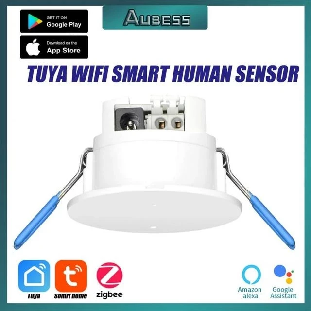 Умный потолочный датчик обнаружения присутствия человека Aubess Tuya Smart ZigBee, инфракрасный датчик присутствия, детектор для домашней безопаснос...
Умный потолочный датчик обнаружения присутствия человека Aubess Tuya Smart ZigBee, инфракрасный датчик присутствия, детектор для домашней безопаснос...