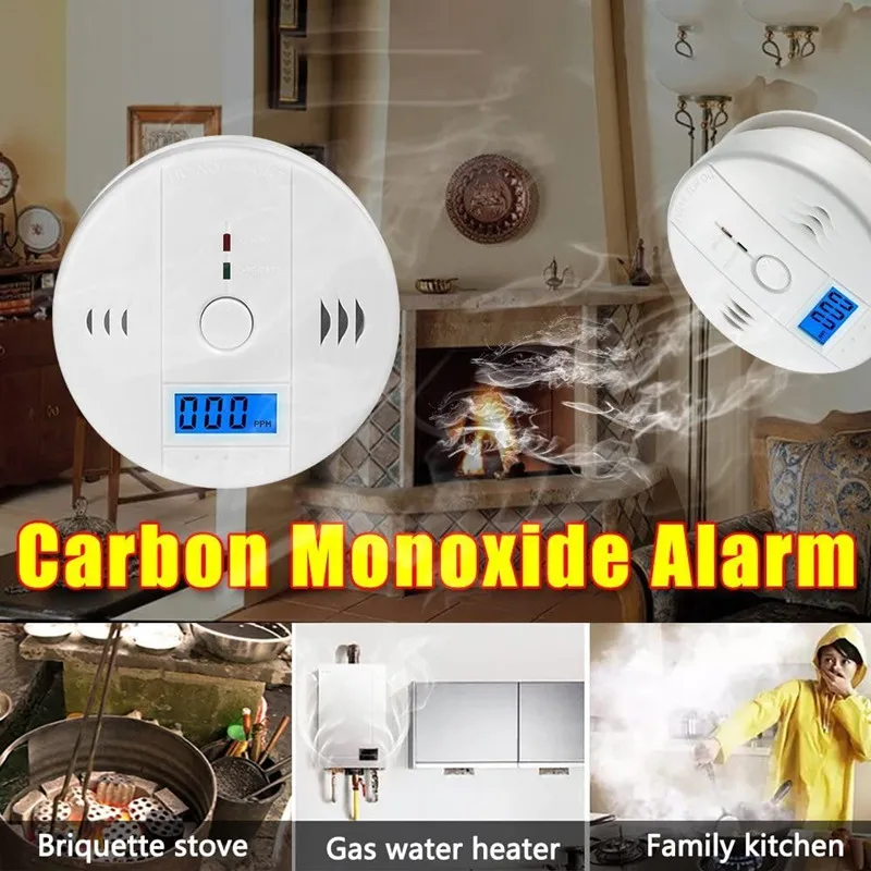 LCD High Sensitive Carbon Monoxide Alarm 85dB Alarm Detector Tester CO Gas Sensor Alarm For Home Security Safety Drop shipping
LCD High Sensitive Carbon Monoxide Alarm 85dB Alarm Detector Tester CO Gas Sensor Alarm For Home Security Safety Drop shipping