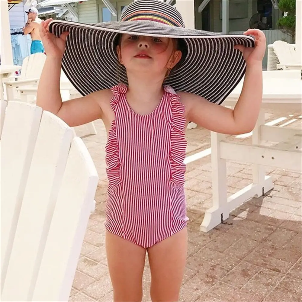 Newborn Baby Girl Stripe Ruffle Swimwear Sleeveless Kids Bikini Swimsuit Summer Bathing Suit Beachwear 0-24M
Newborn Baby Girl Stripe Ruffle Swimwear Sleeveless Kids Bikini Swimsuit Summer Bathing Suit Beachwear 0-24M