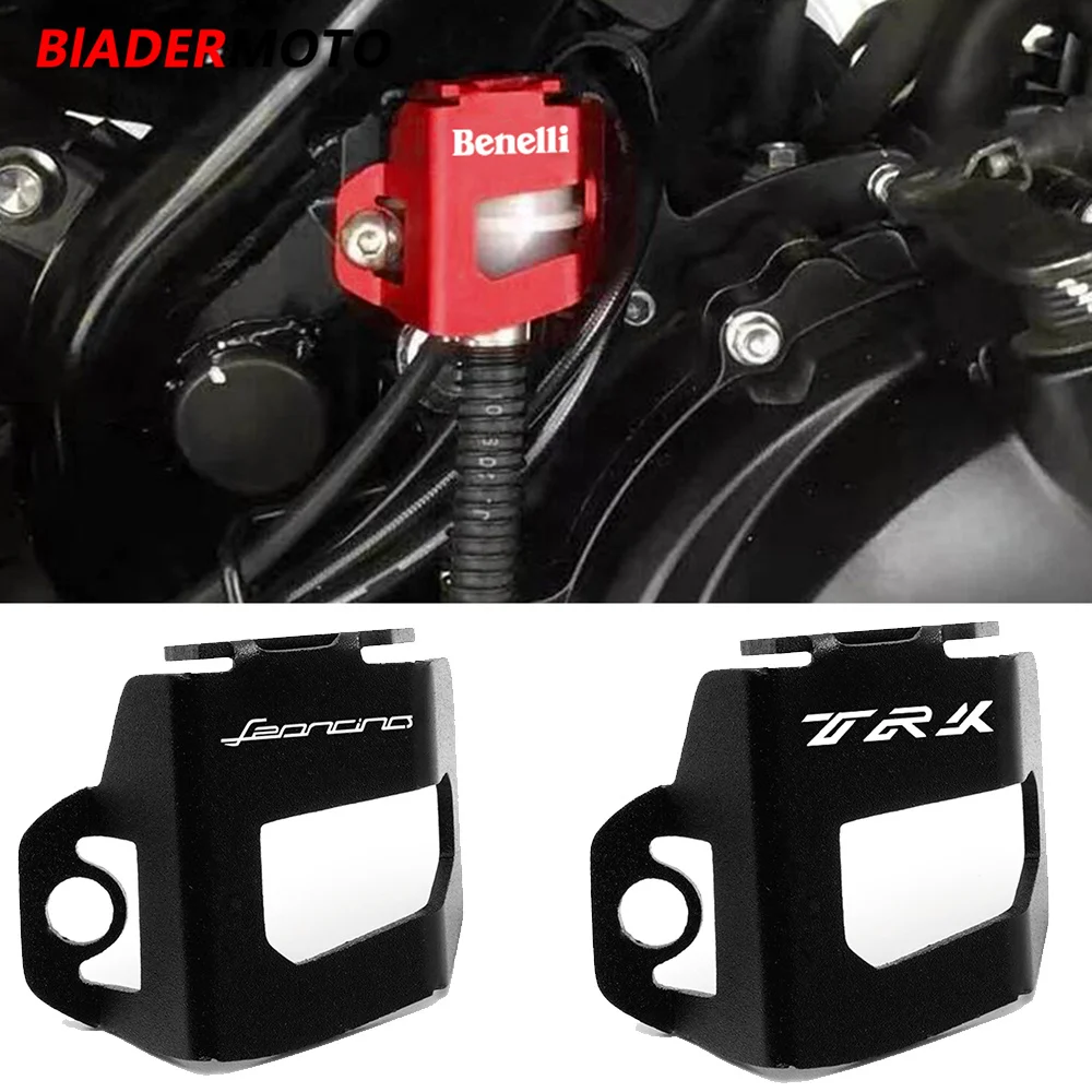 Motorcycle Accessories Rear Brake Fluid Reservoir Cover Guard Protector For Benelli TRK502X TRK 502 X 502X Leoncino 500 BJ500
Motorcycle Accessories Rear Brake Fluid Reservoir Cover Guard Protector For Benelli TRK502X TRK 502 X 502X Leoncino 500 BJ500
