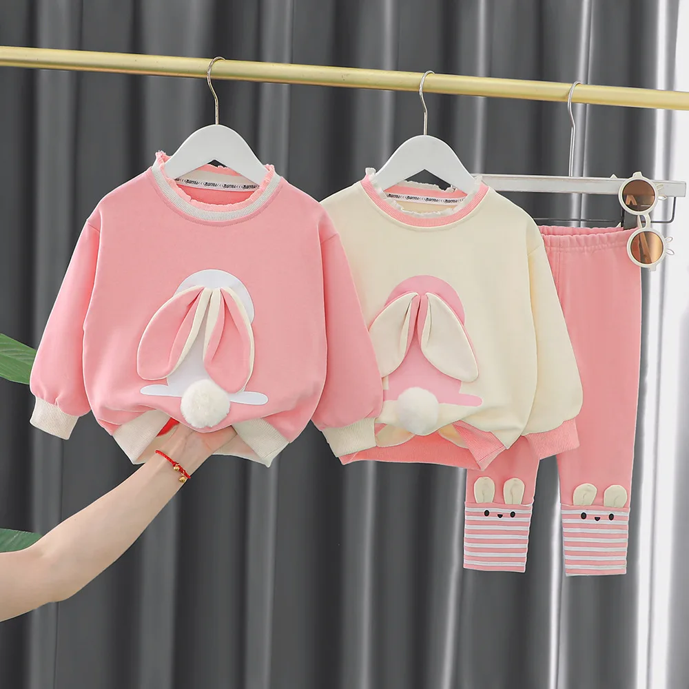 Girls Clothes Sets Spring Autumn Children Cute Sweatshirts Coats Leggings 2pcs Tracksuits For Baby Girl Cotton Suit Toddler Set
Girls Clothes Sets Spring Autumn Children Cute Sweatshirts Coats Leggings 2pcs Tracksuits For Baby Girl Cotton Suit Toddler Set