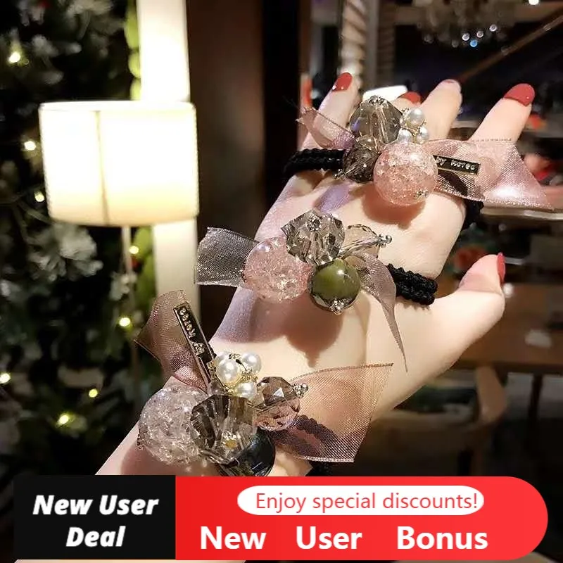 Women Elegant Nylon Rubber Korean Girl Hair Accessories Elastic Hair Bands Pearls Bowknot Flower Barrettes Solid Print Headbands
Women Elegant Nylon Rubber Korean Girl Hair Accessories Elastic Hair Bands Pearls Bowknot Flower Barrettes Solid Print Headbands
