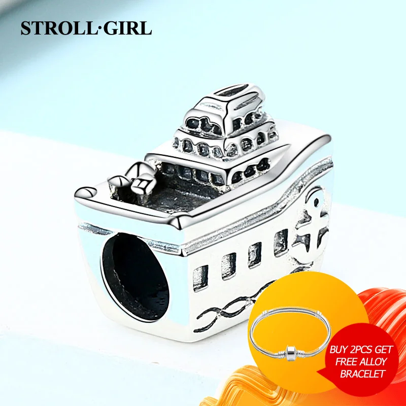 Fit Original European Bracelet 925 Sterling Silver Cruise Ship Charms Boat Beads for Women Fashion 2020 Jewelry Gift Wholesale
Fit Original European Bracelet 925 Sterling Silver Cruise Ship Charms Boat Beads for Women Fashion 2020 Jewelry Gift Wholesale