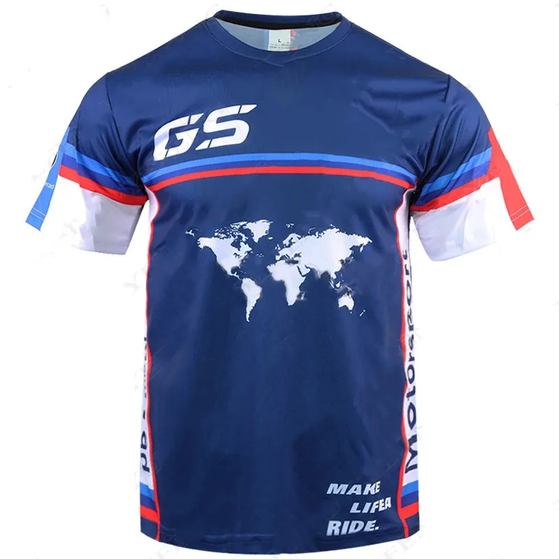 High quality blue and white BWM men's T-shirt outdoor riding motorcycle sports T-shirt O-neck breathable oversized T-shirt men
High quality blue and white BWM men's T-shirt outdoor riding motorcycle sports T-shirt O-neck breathable oversized T-shirt men