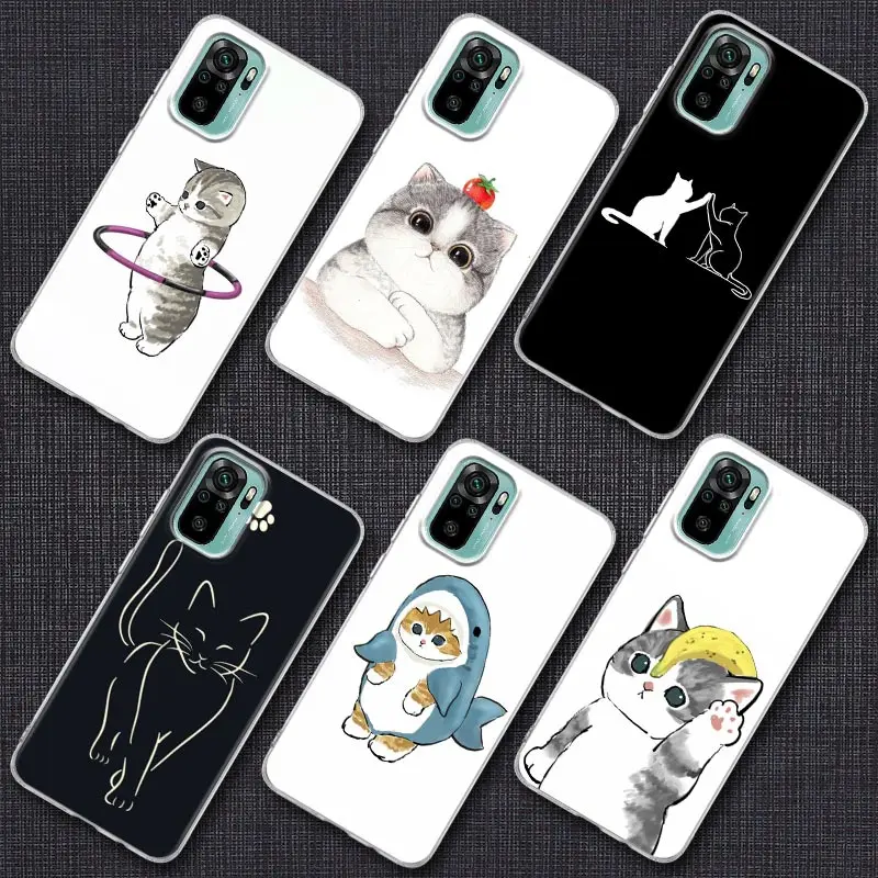 Funny Cartoon Line Cat Animal Phone Case For Xiaomi Redmi Note 9s 8 11 7 9 10 s Pro Clear Cute Cover Red mi Note 8Pro K40 Cases
Funny Cartoon Line Cat Animal Phone Case For Xiaomi Redmi Note 9s 8 11 7 9 10 s Pro Clear Cute Cover Red mi Note 8Pro K40 Cases