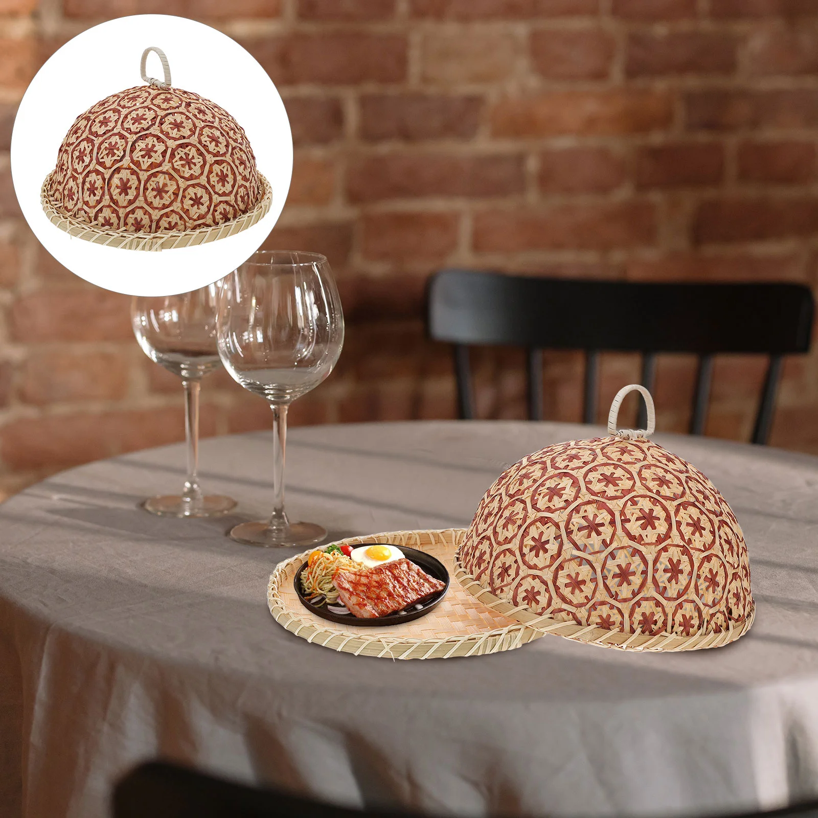 Cover Fruit Tentlid Steak Basket Traditional Tray Chinesehood Sturdy Woven Dish Round Protector Indoorcovers Dry Plate Durable
Cover Fruit Tentlid Steak Basket Traditional Tray Chinesehood Sturdy Woven Dish Round Protector Indoorcovers Dry Plate Durable