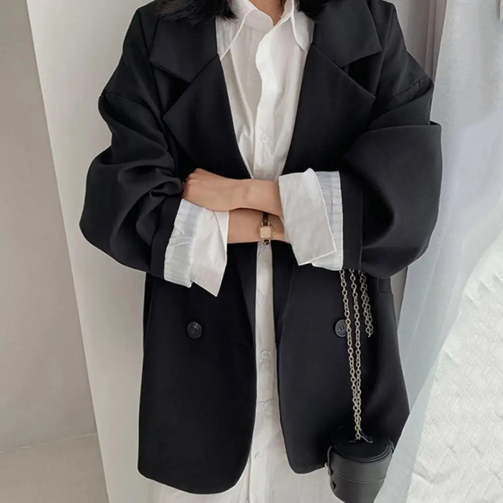 Popular Suit Jacket Windproof Women Blazer Oversized Office Lady Solid Color Formal Suit Coat Blazer Workwear
Popular Suit Jacket Windproof Women Blazer Oversized Office Lady Solid Color Formal Suit Coat Blazer Workwear