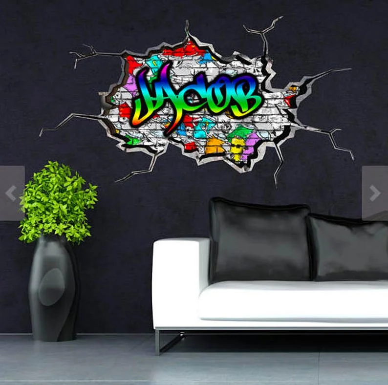 GRAFFITI WALL ART, Custom Art Decal, Personalized Name Wall Decal, Gift For Kids, Graffiti Wall Decal, Custom Name Sticker, Room
GRAFFITI WALL ART, Custom Art Decal, Personalized Name Wall Decal, Gift For Kids, Graffiti Wall Decal, Custom Name Sticker, Room