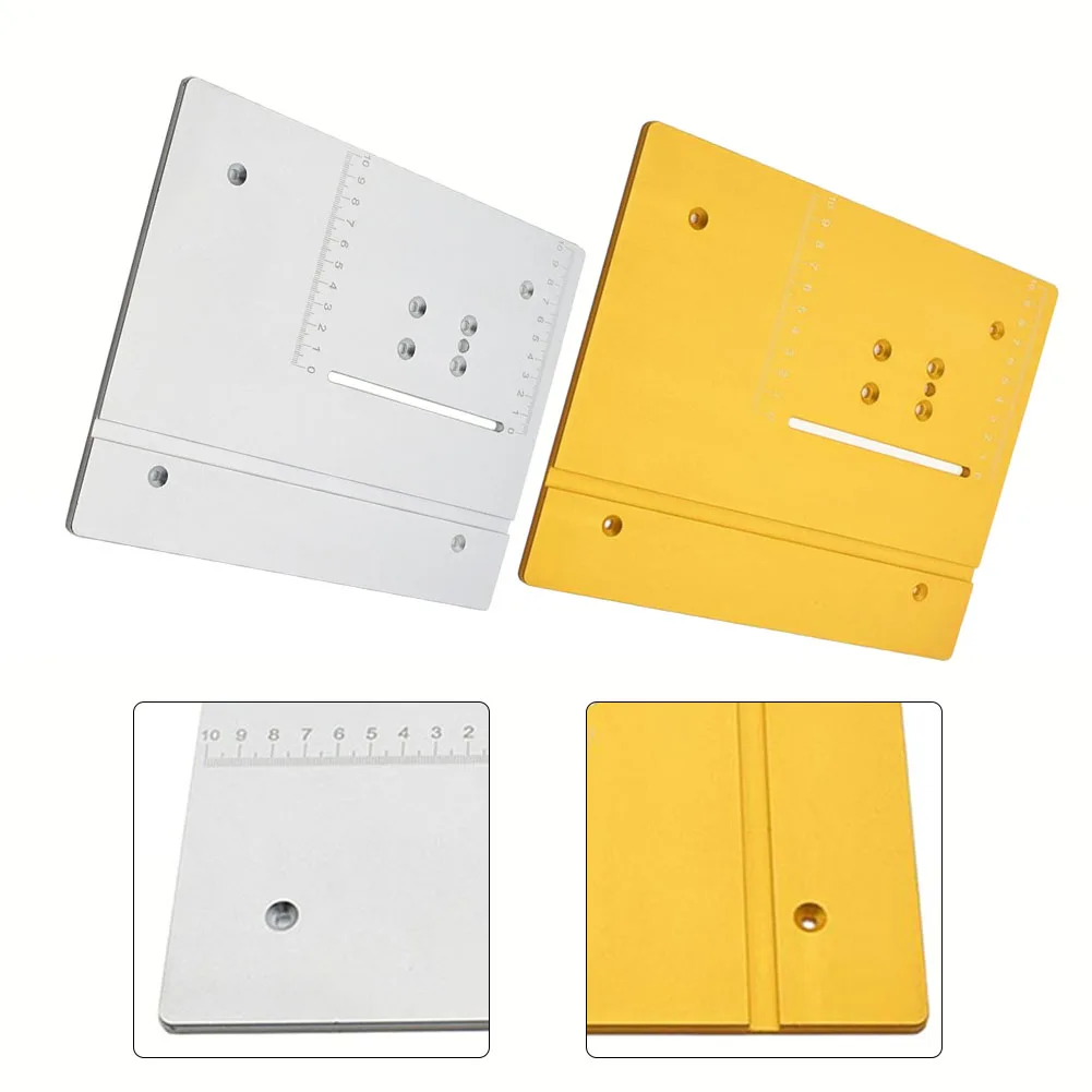 T60 Aluminum Router Table Insert Plate 240 X 200x6mm Made Of Aluminum Alloy Durable For Table Saw Woodworking Workbench
T60 Aluminum Router Table Insert Plate 240 X 200x6mm Made Of Aluminum Alloy Durable For Table Saw Woodworking Workbench