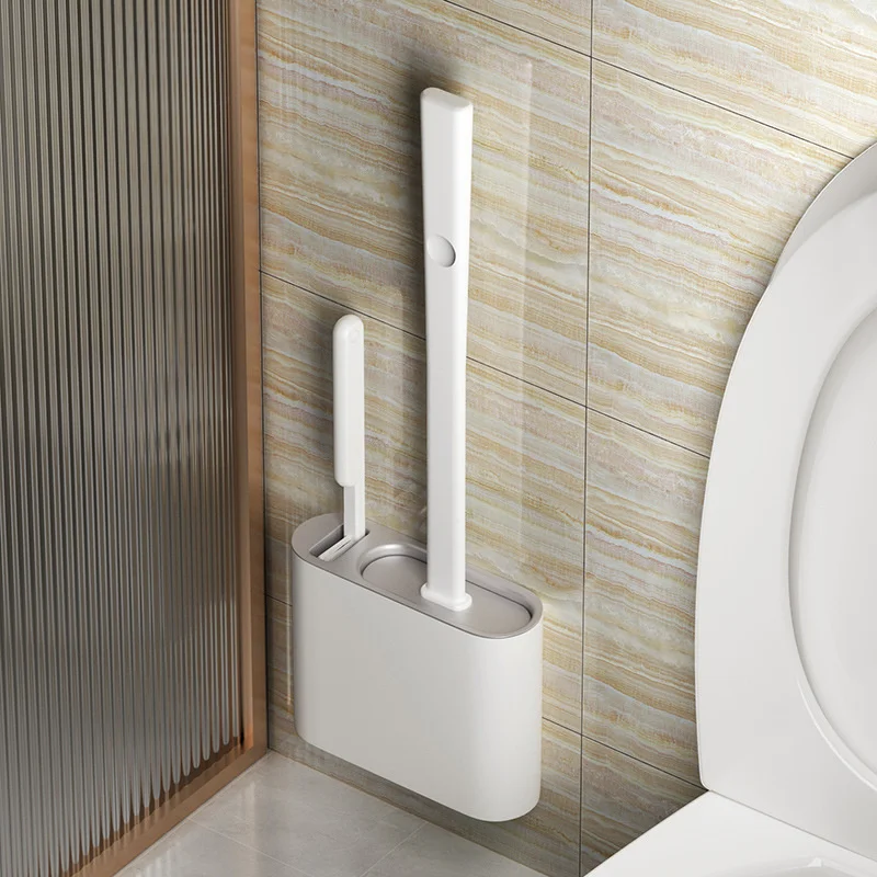 Silicone TPR Toilet Brush and Holder Toilet Bowl Brush with Holder Set Wall Hanging Toilet Brush Silicone Bristles for Floor
Silicone TPR Toilet Brush and Holder Toilet Bowl Brush with Holder Set Wall Hanging Toilet Brush Silicone Bristles for Floor