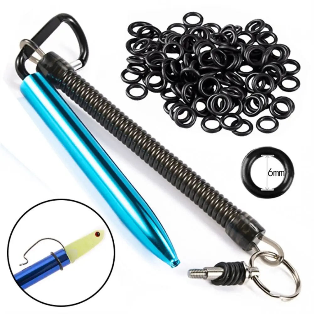 Wacky Worm Rig Tool With Carabiner 100Pcs O Rings Kits 6mm Senko O Ring Tool For Soft Baits Lures Fishing Tackle Accessories
Wacky Worm Rig Tool With Carabiner 100Pcs O Rings Kits 6mm Senko O Ring Tool For Soft Baits Lures Fishing Tackle Accessories