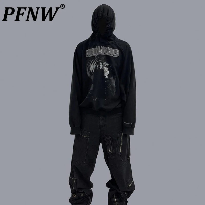 PFNW Men's Darkwear Niche Design Portrait Print Autumn Winter New Hoodies Retro Punk Gothic Chic Fashion Sweatshirt Coat 12Z2377
PFNW Men's Darkwear Niche Design Portrait Print Autumn Winter New Hoodies Retro Punk Gothic Chic Fashion Sweatshirt Coat 12Z2377