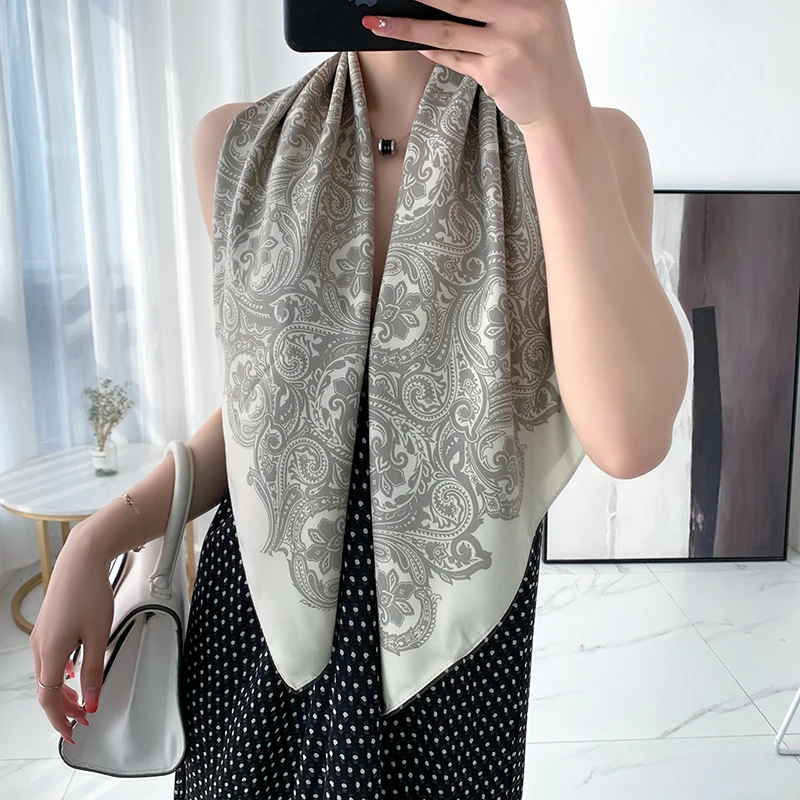 new spring women scarf quality shawl silk fashion scarf headscarf beach sunscreen bag headscarf scarf 90cm*90cm
new spring women scarf quality shawl silk fashion scarf headscarf beach sunscreen bag headscarf scarf 90cm*90cm