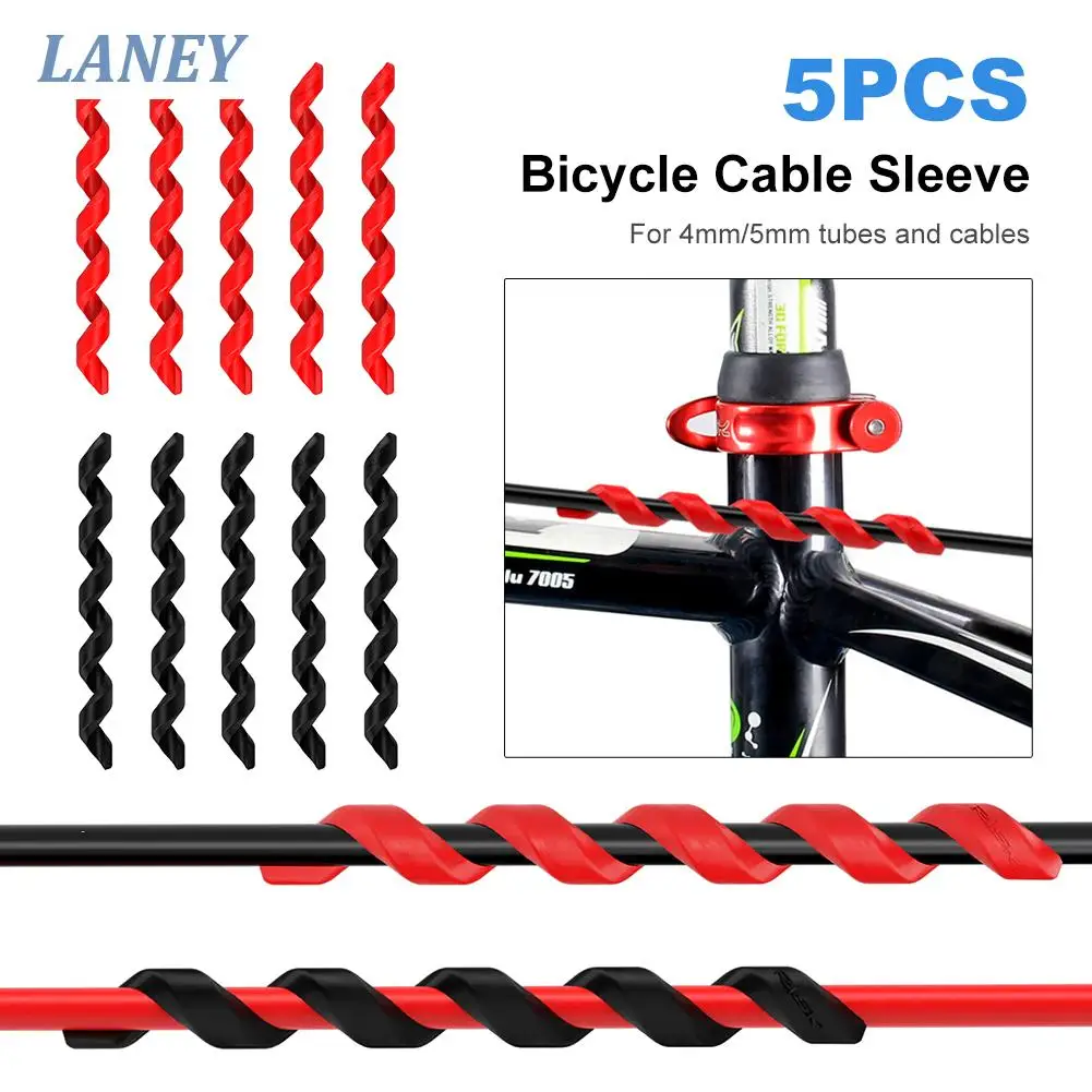 5Pcs/Pack TPR Spiral Bicycle Cable Sleeve Housing Protector for Brake Shift Cable Tube Anti-Friction Housing Rubber Protector
5Pcs/Pack TPR Spiral Bicycle Cable Sleeve Housing Protector for Brake Shift Cable Tube Anti-Friction Housing Rubber Protector
