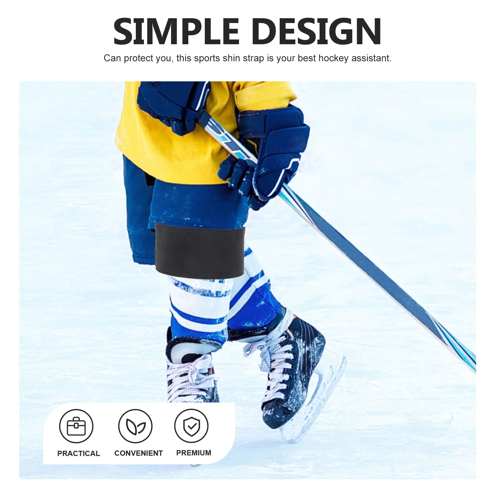 Hockey Leg Strap Fixed Shin Guard Sports Adjustable Elastic Watch Band Protective Gear Polyester Man Womens Bands 
Hockey Leg Strap Fixed Shin Guard Sports Adjustable Elastic Watch Band Protective Gear Polyester Man Womens Bands