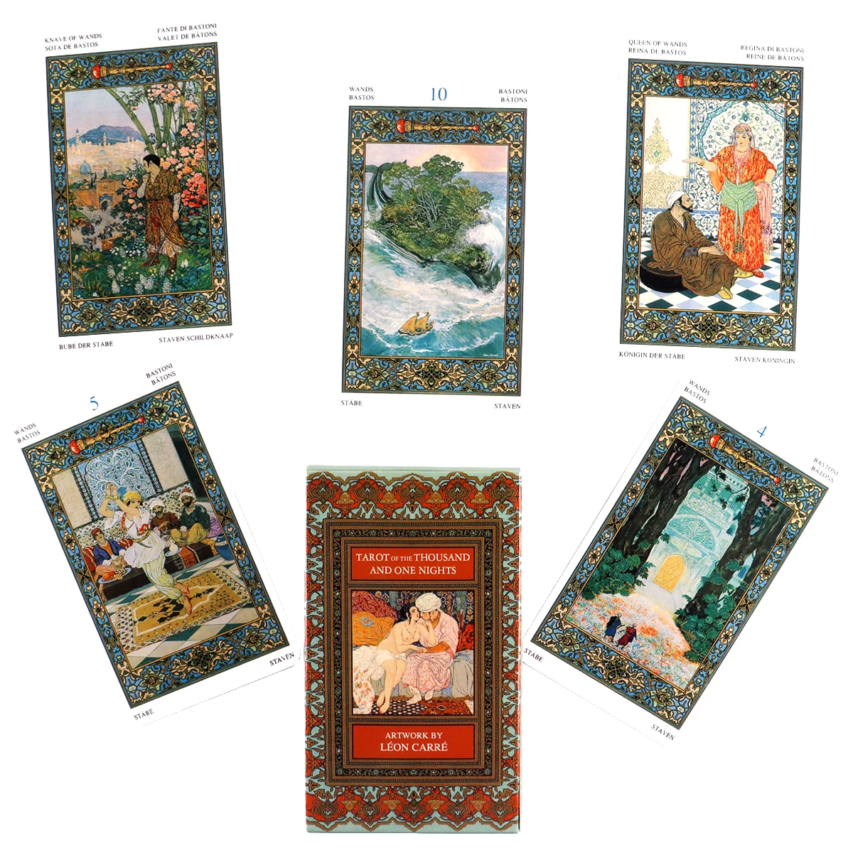 Tarot of the Thousand and One Nights Deck For Fate Divination Leisure Entertainment Card Game New High Quality Board Games
Tarot of the Thousand and One Nights Deck For Fate Divination Leisure Entertainment Card Game New High Quality Board Games