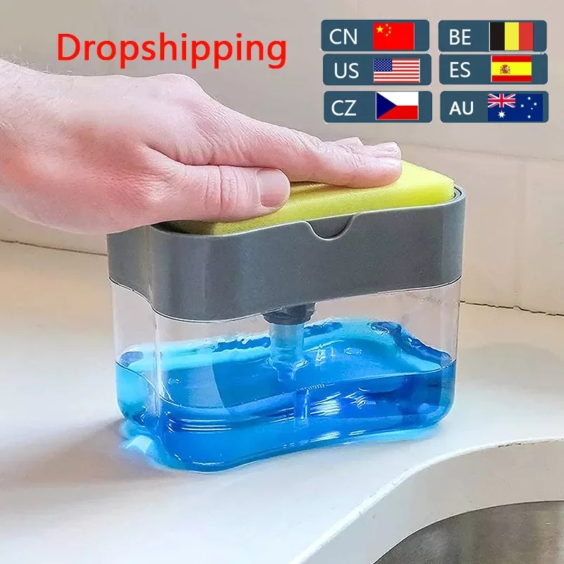 Soap Dispenser Pump with Sponge Manual Press Cleaning Liquid Container Manual Press Soap Organizer Kitchen Tool
Soap Dispenser Pump with Sponge Manual Press Cleaning Liquid Container Manual Press Soap Organizer Kitchen Tool