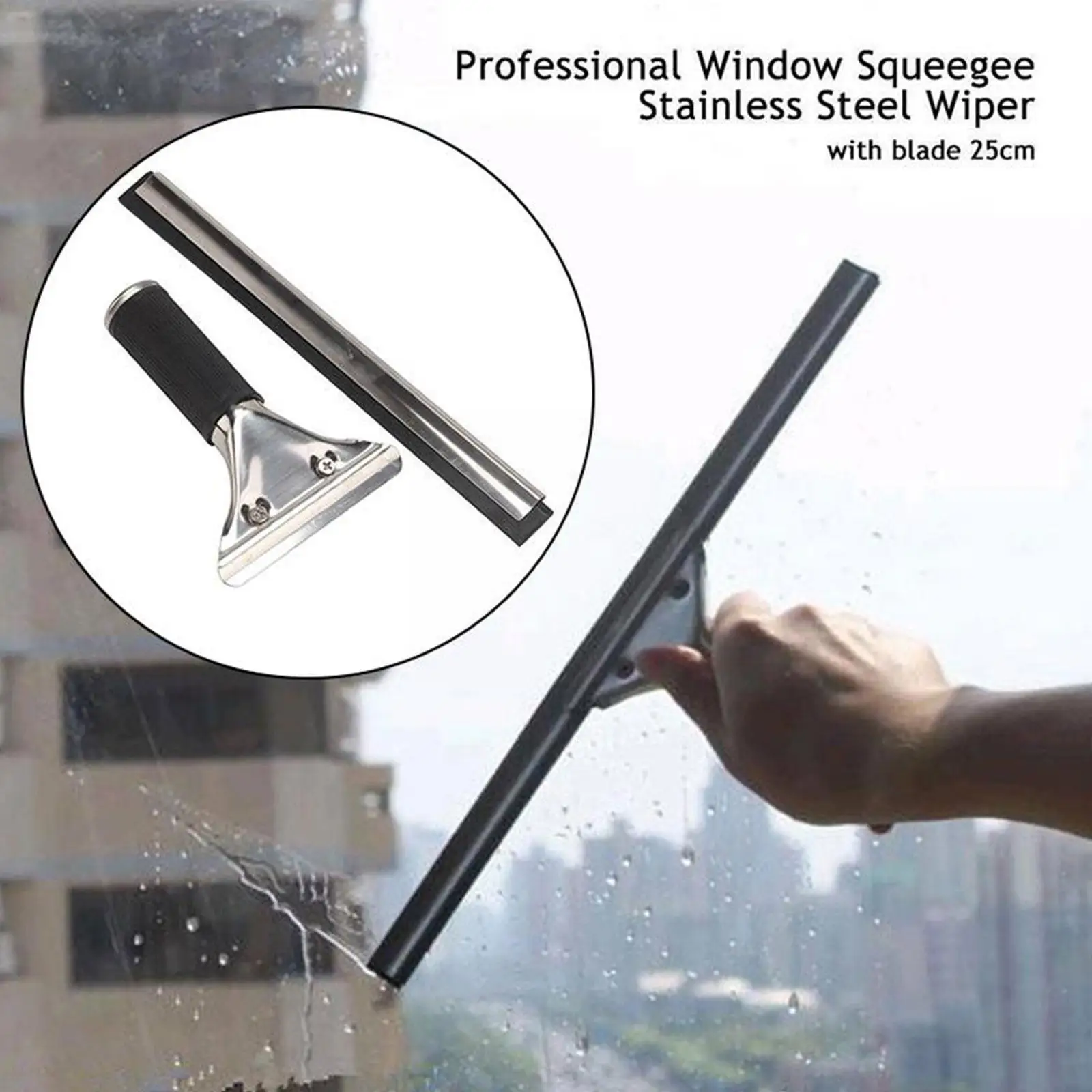1pcs Window Glass Cleaning Squeegee Blade Wiper Cleaner For Home Shower Bathroom Household Cleaning Tools K7c9
1pcs Window Glass Cleaning Squeegee Blade Wiper Cleaner For Home Shower Bathroom Household Cleaning Tools K7c9
