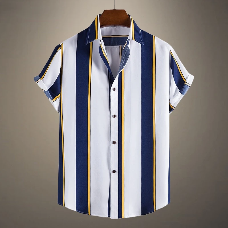 Hawaiian Shirt Men Summer Geometric Print Shirts Short Sleeve Button Shirts Blouse Top Loose Casual Summer Men Clothing Camisas
Hawaiian Shirt Men Summer Geometric Print Shirts Short Sleeve Button Shirts Blouse Top Loose Casual Summer Men Clothing Camisas