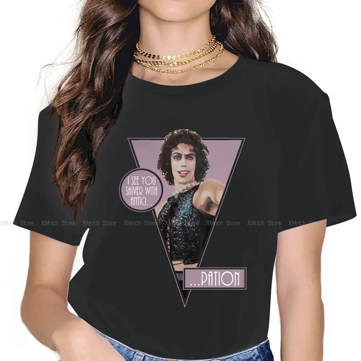 I See You Shiver With Antici Kawaii Girls Women T-Shirt The Rocky Horror Picture Show Blusas Harajuku Casual Short Sleeve Tees
I See You Shiver With Antici Kawaii Girls Women T-Shirt The Rocky Horror Picture Show Blusas Harajuku Casual Short Sleeve Tees