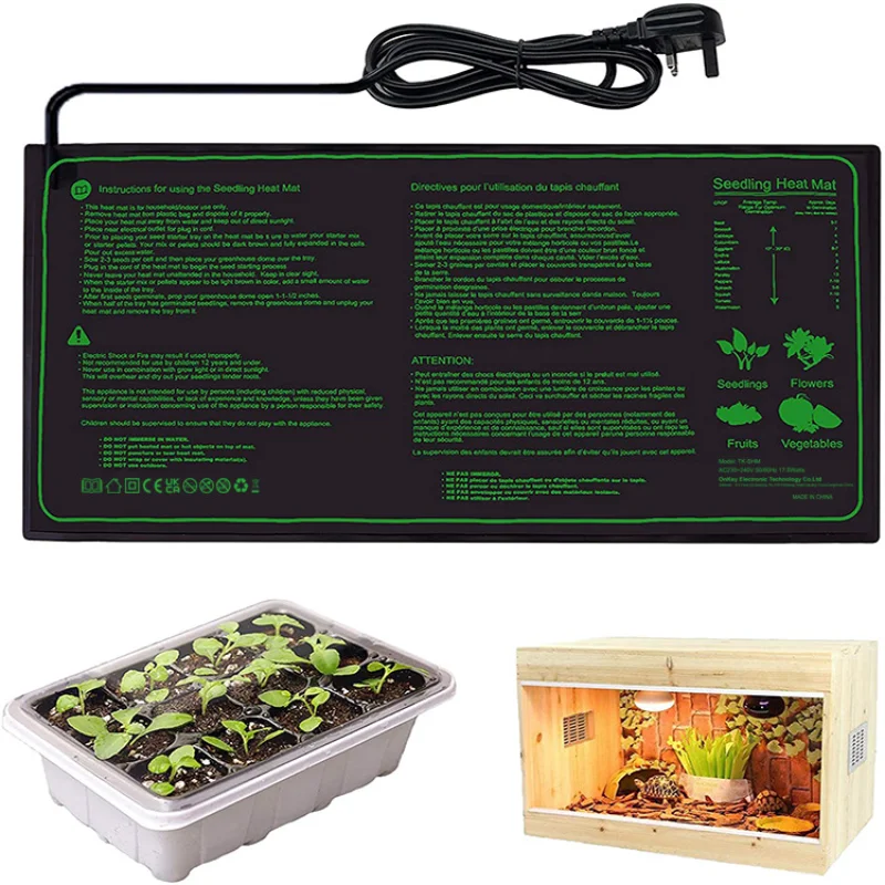 Waterproof Seedling Heating Mat Plant Seed Germination Seedling Growth Constant Temperature Heating Pad
Waterproof Seedling Heating Mat Plant Seed Germination Seedling Growth Constant Temperature Heating Pad
