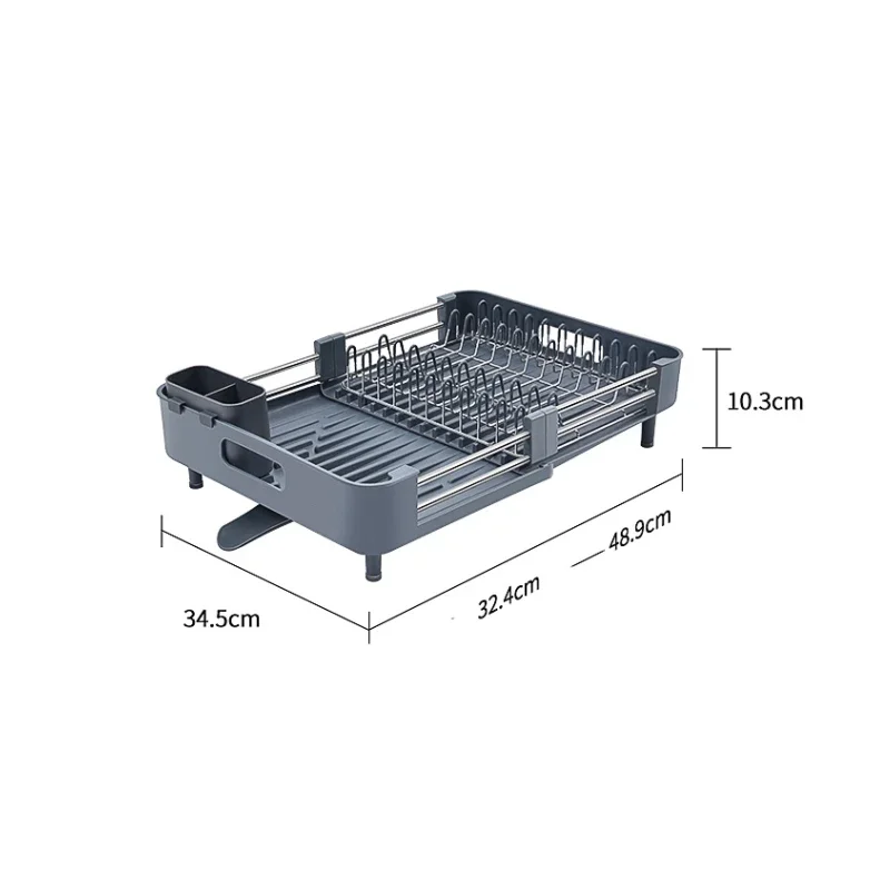 With Countertop Organizer Storage Stainless Expandable Rack Plates Sink Drying Holder Over Dish Steel Drainer Kitchen Cutlery
With Countertop Organizer Storage Stainless Expandable Rack Plates Sink Drying Holder Over Dish Steel Drainer Kitchen Cutlery