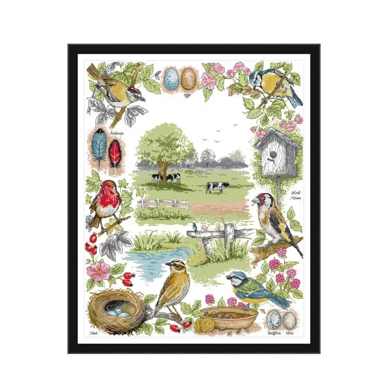 The ecology of birds cross stitch kit aida 14ct 11ct count print canvas cross stitches needlework embroidery DIY handmade
The ecology of birds cross stitch kit aida 14ct 11ct count print canvas cross stitches needlework embroidery DIY handmade