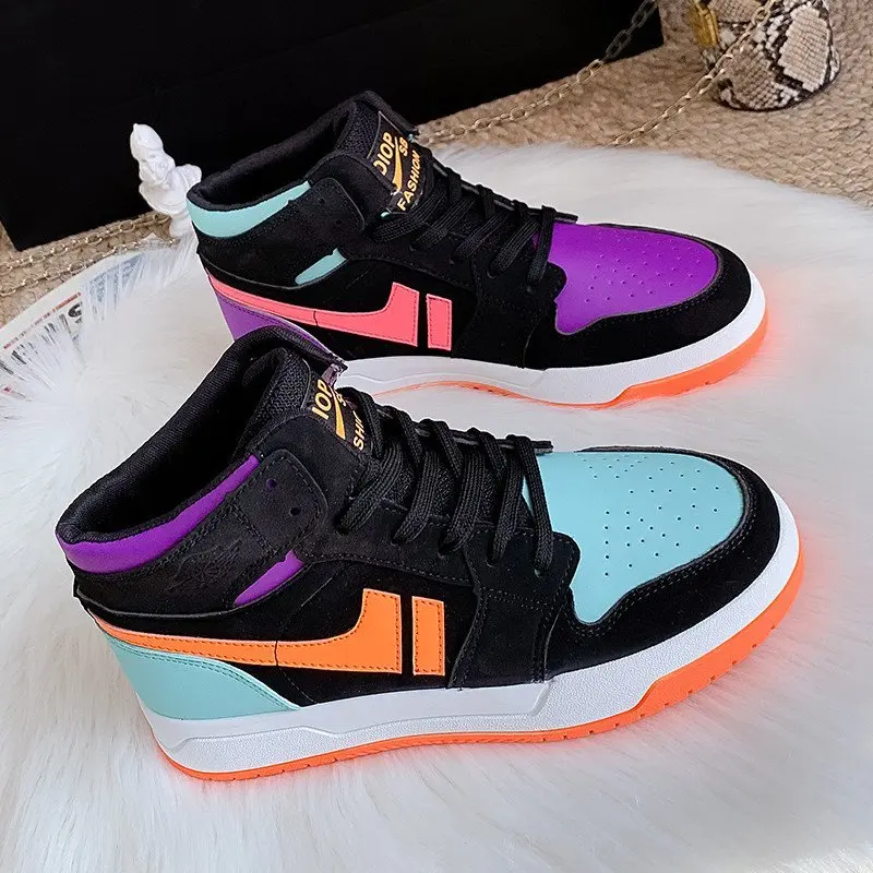 Woman Sneakers Women's Shoes Ladies Casual Breathable Female Vulcanized Shoes Lace Up Woman Comfort High Top Walking Shoe
Woman Sneakers Women's Shoes Ladies Casual Breathable Female Vulcanized Shoes Lace Up Woman Comfort High Top Walking Shoe