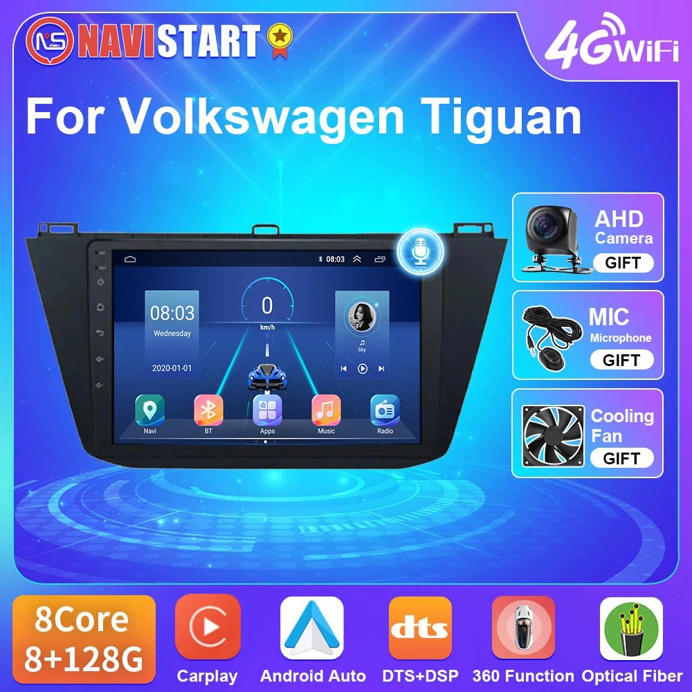 Автомагнитола NAVISTAR T5 Android 10 для Volkswagen Tiguan 2017 2018 2019 2020, автомобильный видеоплеер DSP 4G WIFI BT Carplay Auto GPS без DVD
Автомагнитола NAVISTAR T5 Android 10 для Volkswagen Tiguan 2017 2018 2019 2020, автомобильный видеоплеер DSP 4G WIFI BT Carplay Auto GPS без DVD