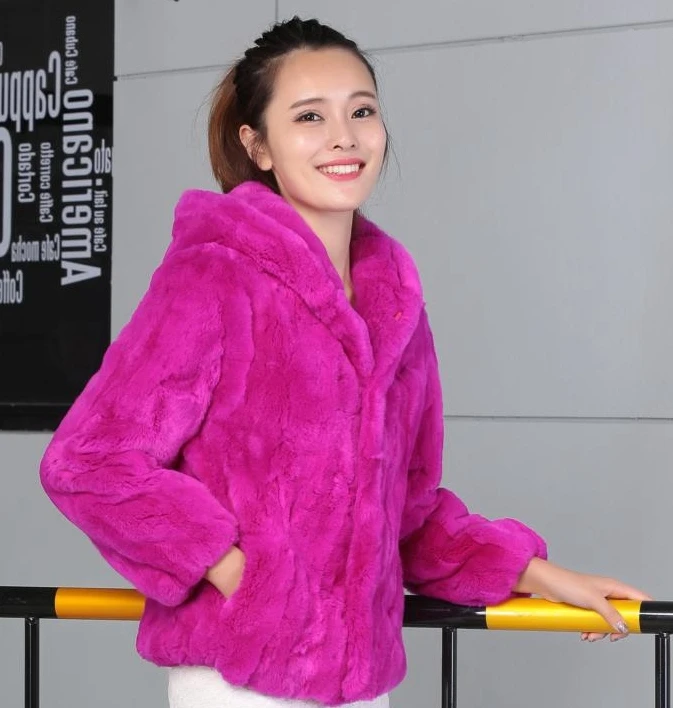 Rabbit winter rex 2023 new fur coat female short paragraph long-sleeved hooded fashion Slim thick warmful outerwear coats
Rabbit winter rex 2023 new fur coat female short paragraph long-sleeved hooded fashion Slim thick warmful outerwear coats