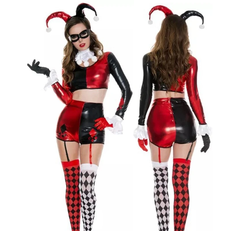 Amazing Clown Costume Cosplay Adult Women Halloween Sexy Role Playing Party Fancy Dress Female Carnival Clown Outfit
Amazing Clown Costume Cosplay Adult Women Halloween Sexy Role Playing Party Fancy Dress Female Carnival Clown Outfit