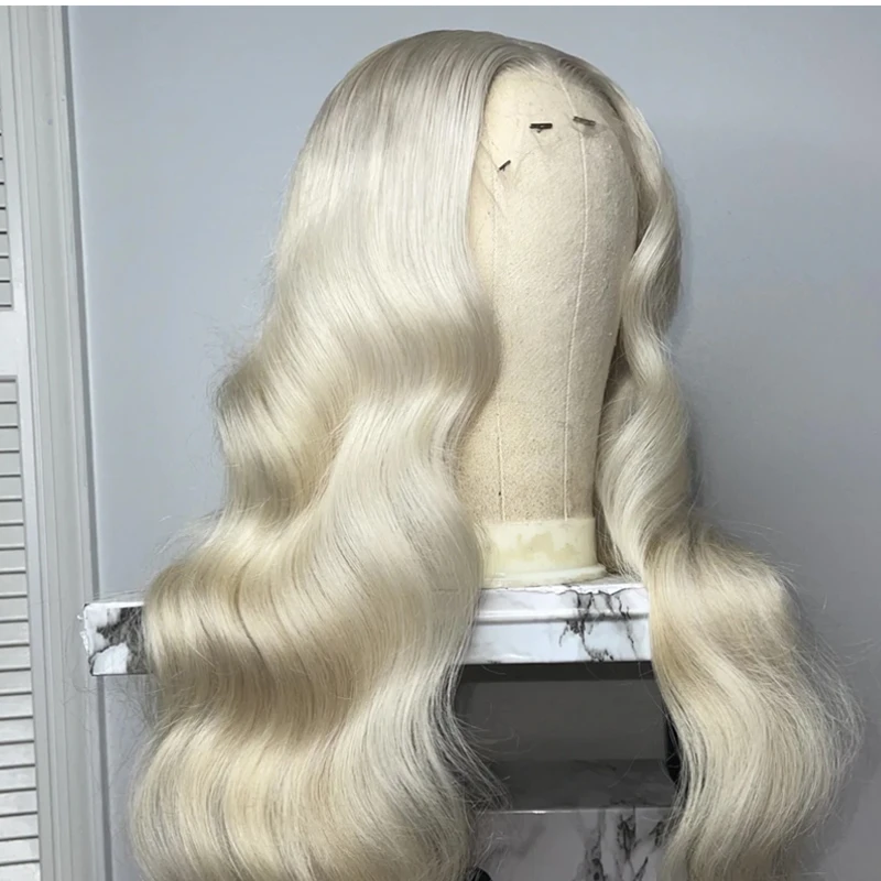 Preplucked Soft 613 Blonde Body Wave 26Inch Long 180%Density Natural Hairline Glueless Lace Front Wig For Black Women Babyhair
Preplucked Soft 613 Blonde Body Wave 26Inch Long 180%Density Natural Hairline Glueless Lace Front Wig For Black Women Babyhair