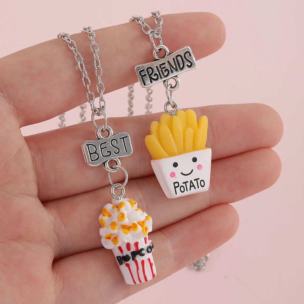 Super Cute Best Friends Love Couple Pendant Necklace Rainbow Ice Cream Chips Cone BFF Good Friends Friendship Jewelry Gift
Super Cute Best Friends Love Couple Pendant Necklace Rainbow Ice Cream Chips Cone BFF Good Friends Friendship Jewelry Gift