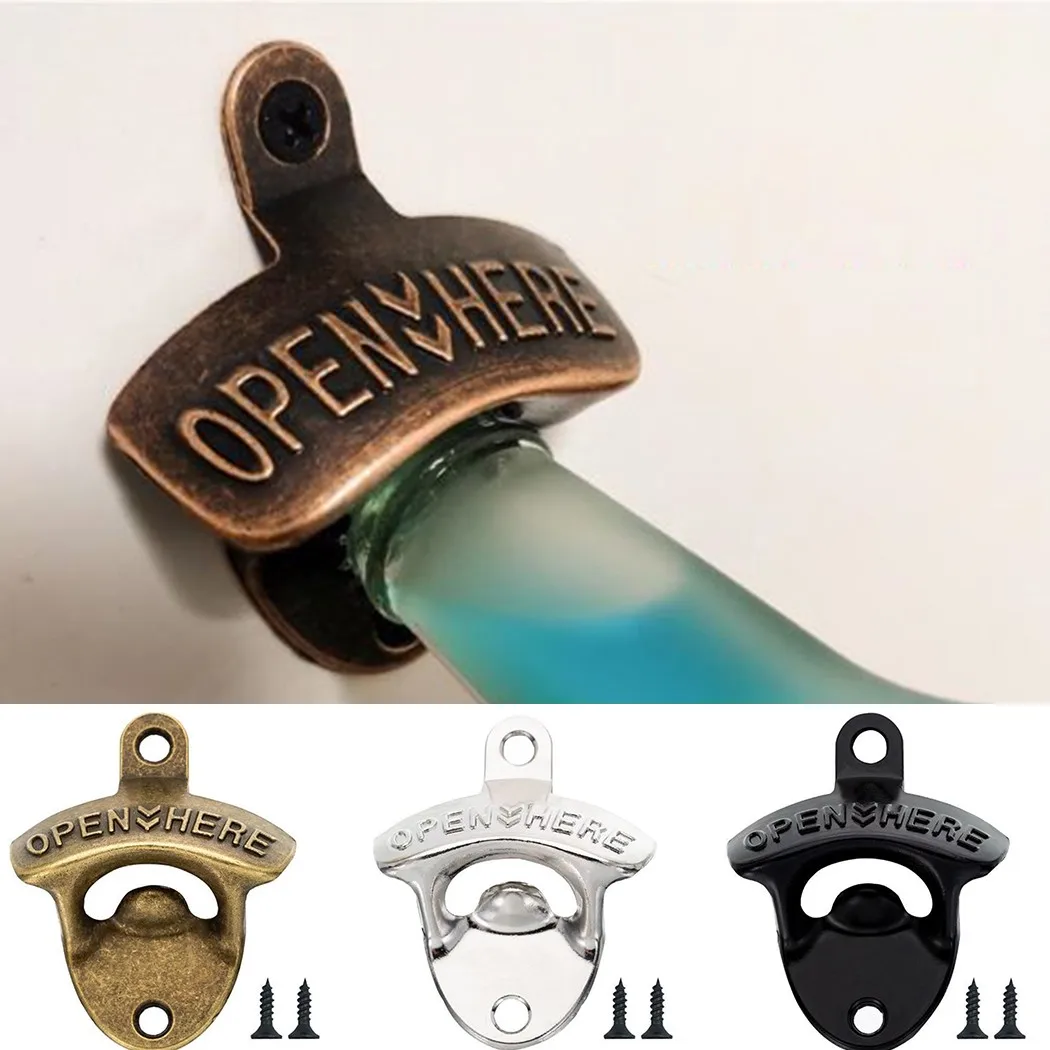 Creative Wall Mounted Bottle Opener Corkscrew Beer Bottle Opener Zinc Alloy Wall Corkscrew Bottle Opener Kitchen Bar Accessories
Creative Wall Mounted Bottle Opener Corkscrew Beer Bottle Opener Zinc Alloy Wall Corkscrew Bottle Opener Kitchen Bar Accessories