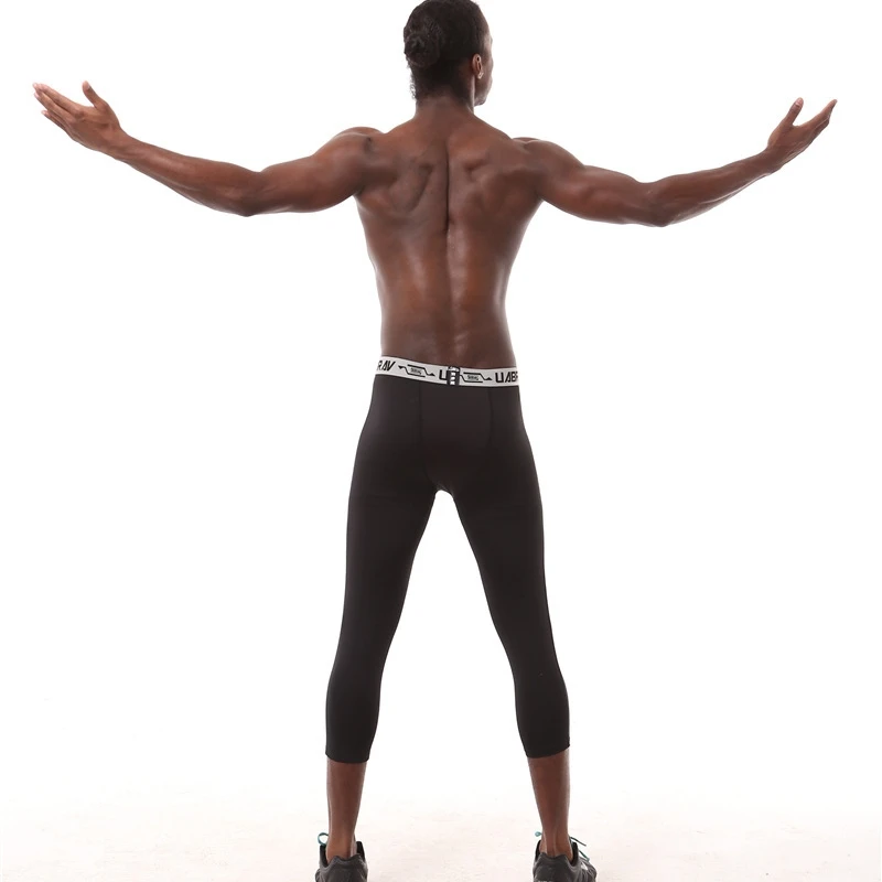 A109 Men Compression 3/4 Pants Sports Joggers Running Athlete Tights Basketball Fitness Gym Skinny Leggings Exercise Calf Pants 
A109 Men Compression 3/4 Pants Sports Joggers Running Athlete Tights Basketball Fitness Gym Skinny Leggings Exercise Calf Pants