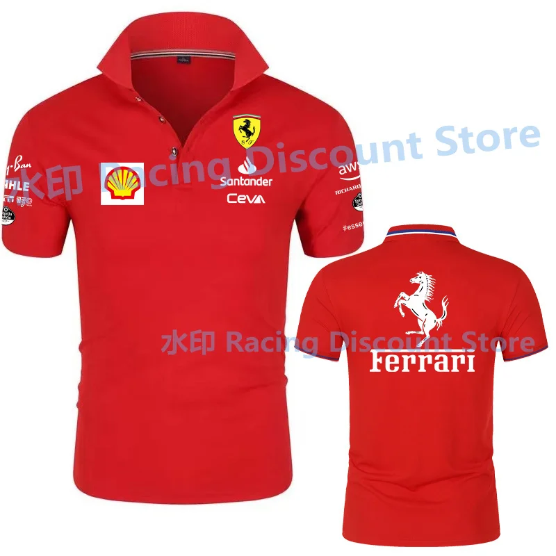 2022 Formula 1 Italia Team Leclerc Car Fan Men Summer Casual high quality Polo Shirt Short Sleeve Turn Down Collar Slim Fit
2022 Formula 1 Italia Team Leclerc Car Fan Men Summer Casual high quality Polo Shirt Short Sleeve Turn Down Collar Slim Fit