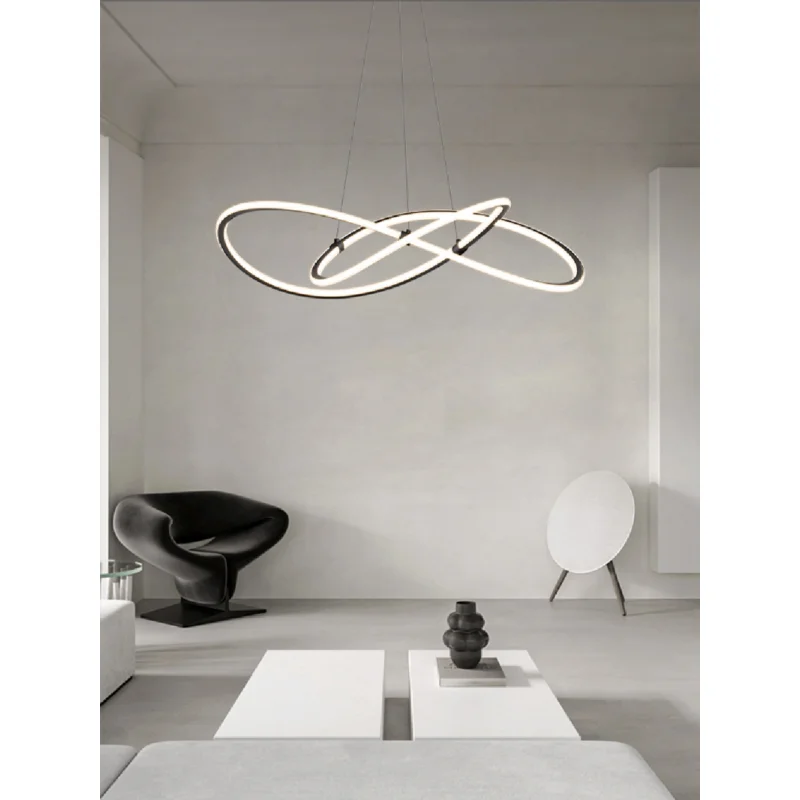 Dimmable LED minimalist chandelier post-modern hanging independent designer home decoration hall restaurant
Dimmable LED minimalist chandelier post-modern hanging independent designer home decoration hall restaurant