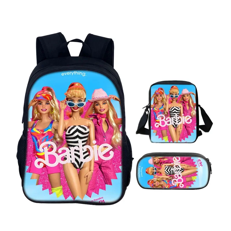 3PCS-Set MINISO Barbie The Movie Peripheral Two-dimensional Kawaii Girl School Bag Large Capacity Student Backpack Best Gift
3PCS-Set MINISO Barbie The Movie Peripheral Two-dimensional Kawaii Girl School Bag Large Capacity Student Backpack Best Gift