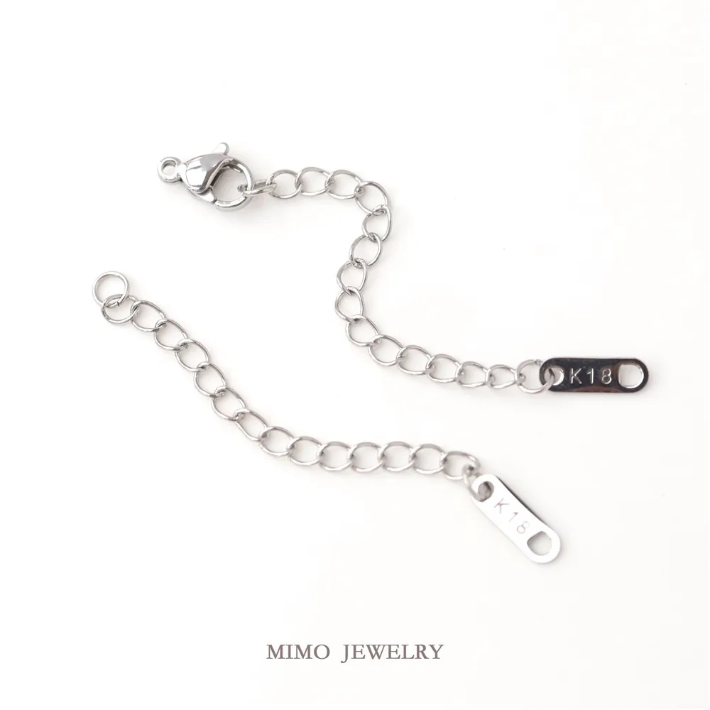 Non fading titanium steel Primary color extension chain Adjustable lobster clasp tail chain DIY necklace bracelet ending
Non fading titanium steel Primary color extension chain Adjustable lobster clasp tail chain DIY necklace bracelet ending