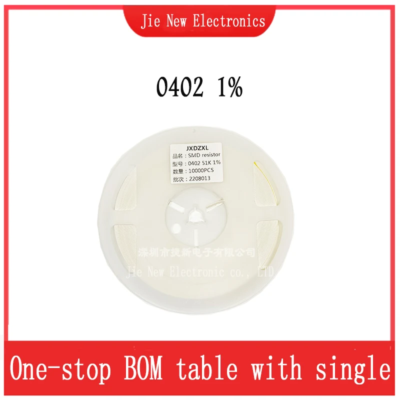 10000PCS 0402 SMD 1% 0R-10M 0.1R 0.22R 0.5R 0.75R 0.82R 1R 4.7R 10R 68R 1K 2.2K 10K 51K 91K 100K 330K 470K 1M 2M 7.5M 9.1M
10000PCS 0402 SMD 1% 0R-10M 0.1R 0.22R 0.5R 0.75R 0.82R 1R 4.7R 10R 68R 1K 2.2K 10K 51K 91K 100K 330K 470K 1M 2M 7.5M 9.1M