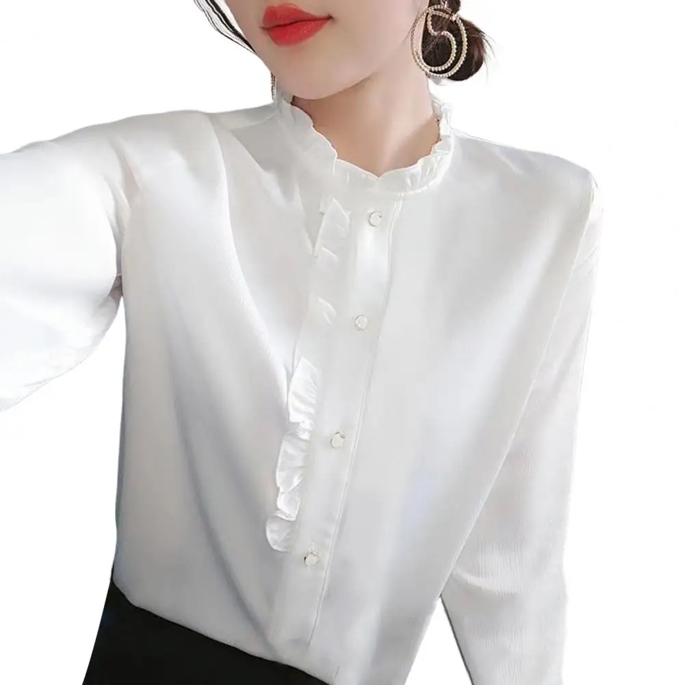 Lady Blouse Loose Women Shirt Single-breasted Popular Fashion Women Oversized Shirt Streetwear for Work
Lady Blouse Loose Women Shirt Single-breasted Popular Fashion Women Oversized Shirt Streetwear for Work
