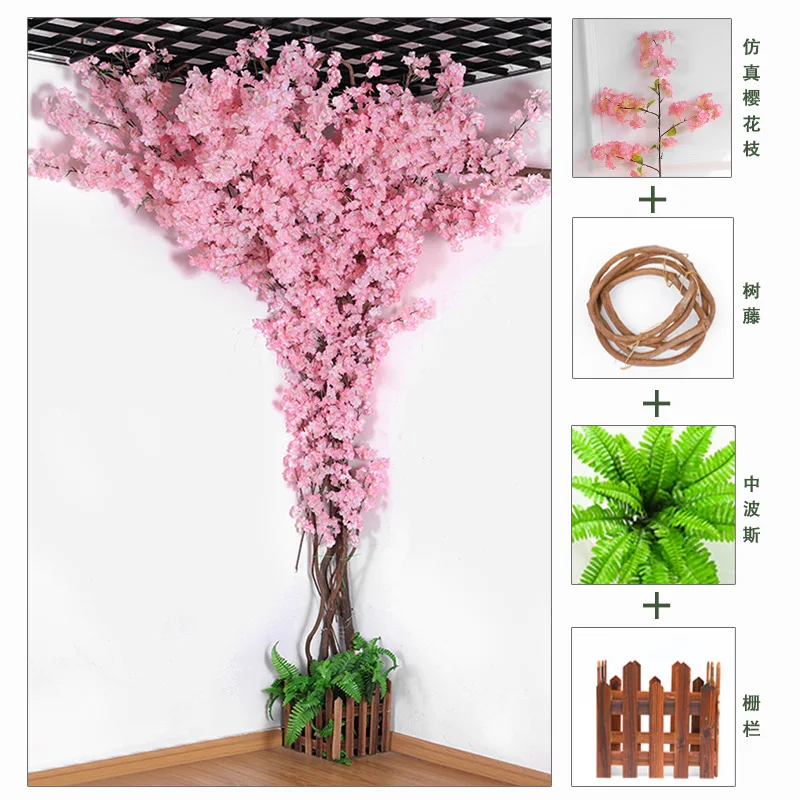 2022 new simulation tree fake tree vine wedding flower branch plastic decoration living room green plant dead vine tree vine
2022 new simulation tree fake tree vine wedding flower branch plastic decoration living room green plant dead vine tree vine