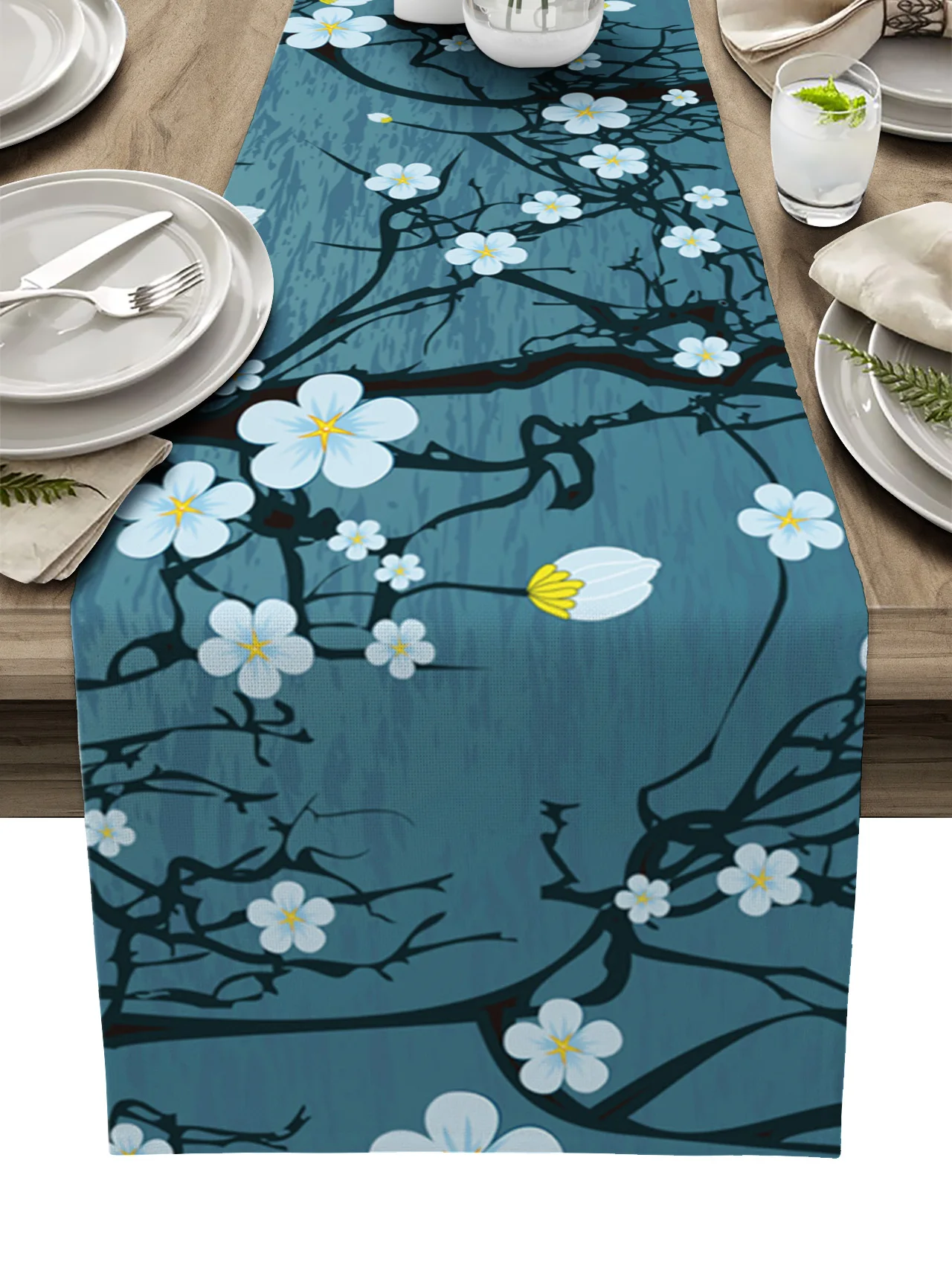 Sakura Flower Abstract Water Wave Table Runner Wedding Decor Table Cover Holiday Party Coffee Table Decoration Table Cloth
Sakura Flower Abstract Water Wave Table Runner Wedding Decor Table Cover Holiday Party Coffee Table Decoration Table Cloth